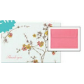 Flowering Vines Small Boxed Thank You Note Cards